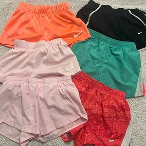 Girls Nike Shorts | 6 Pairs | Sizes 6 - 6X